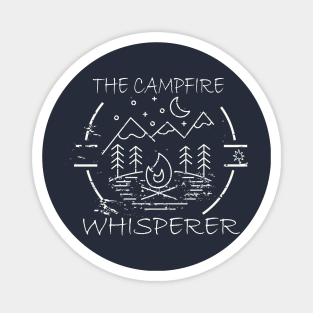 The Campfire Whisperer, Tank Top, Campfire, Camping, Camper, Camp, Men camping, Women's Camping, Funny Campfire Magnet